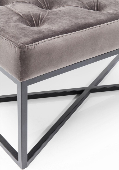 Produktbild Kare Design Bank Crossover Grau Schwarz 150x40cm (150 cm)