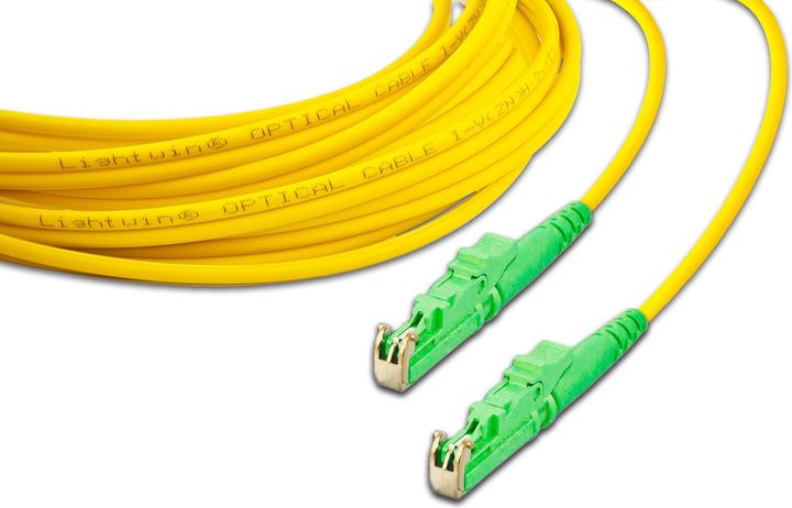 Produktbild Lightwin LWL-Patchkabel LSH/APC-LSH/APC, Singlemode, Simplex, 1m (1 m)