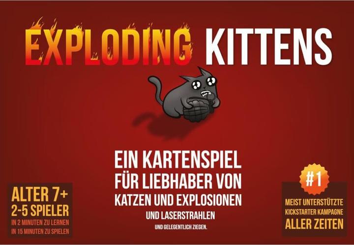 Produktbild Asmodée Exploding Kittens (Deutsch)