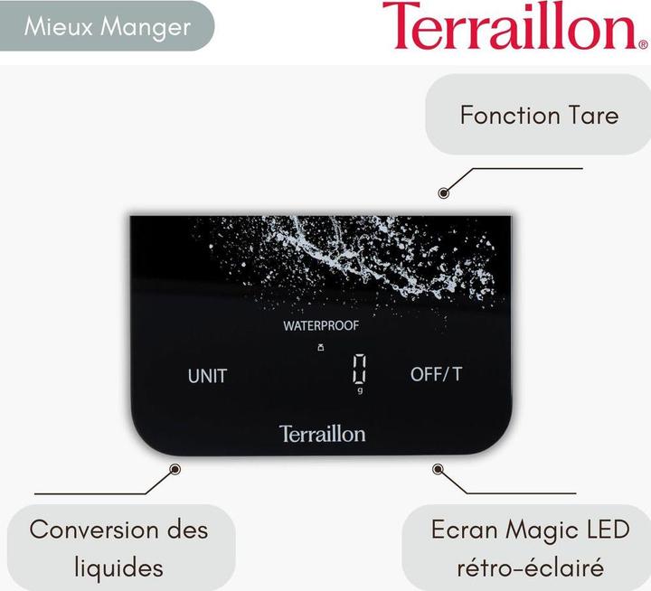 Image du produit Terraillon Küchenwaage Smart Aqua Resist