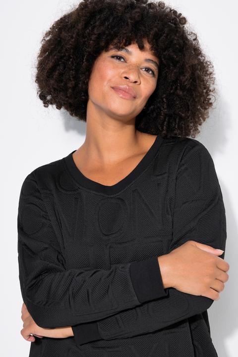 Produktbild Angel of Style Sweatshirt, Buchstaben-Struktur (48)