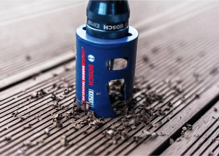 Actual product image Bosch Professional Zubehör EXPERT Construction Material -Power Change Plus hole saw, 20 25 32 38 51 64 x 60 mm, 10-piece (20 mm, 25 mm, 32 mm, 38 mm, 51 mm, 64 mm)