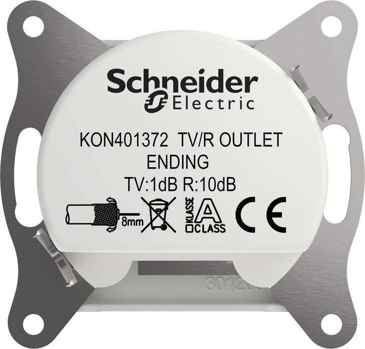 Image du produit Schneider Electric Prise terminale TV, radio Asfora Blanc (RAL 9003) EPH3300721D