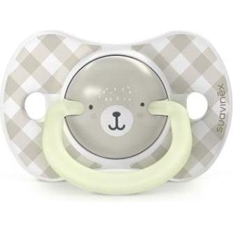 Suavinex, Ciuccio, 2xSchnuller sym. Wild&Free SXPro 0/6M grau (2 x)