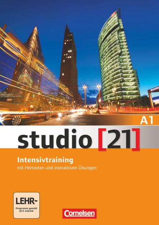 Produktbild studio 21 A1. Gesamtband. Intensivtraining (Deutsch, 2013)