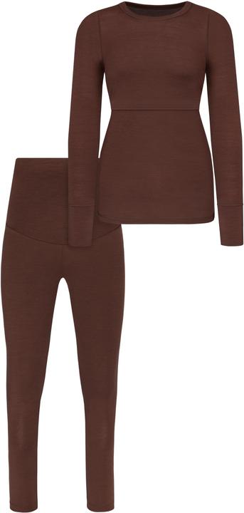 Produktbild Normani Merino Unterwäsche Umstandsmode Set- Langarm-Shirt und Unterhose - 8795 (M)