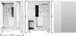 Image du produit be quiet! Light Base 500 LX Weiss Midi Tower Gaming Gehäuse mit Seitenfenster (mATX, Mini-ITX, ATX)