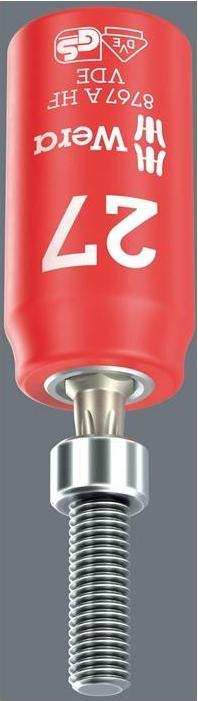 Productafbeelding Wera 8767 A VDE HF Torx Bitnuss 1/4, TX27