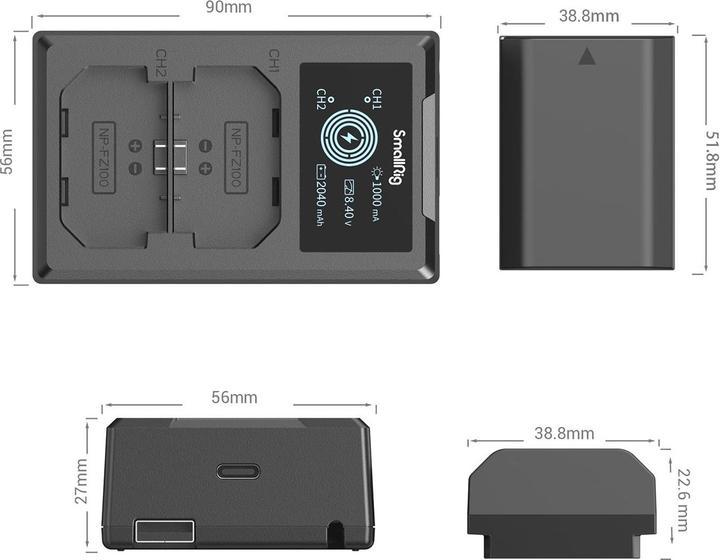 Produktbild SmallRig 3824 NP-FZ100 Kit (Set)