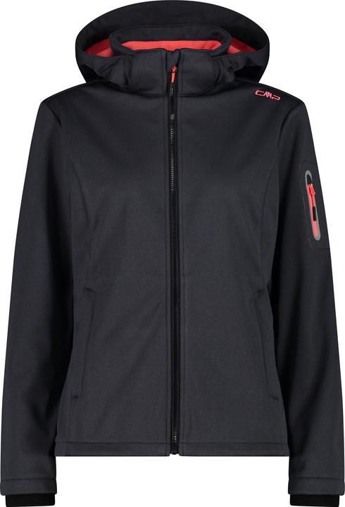 Image du produit CMP Campagnolo Veste Softshell à capuche zippée pour femme (38, S)