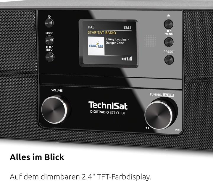 Produktbild TechniSat DigitRadio 371 CD BT (DAB+, FM, Bluetooth)