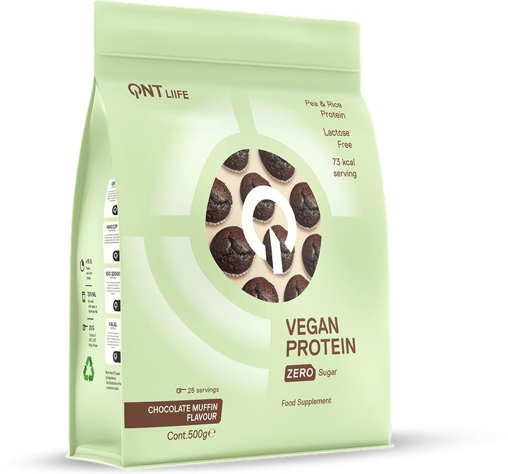 Actual product image QNT Vegan (Chocolate, 1 pcs., 500 g)