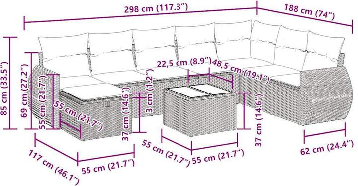 Produktbild vidaXL Mariana