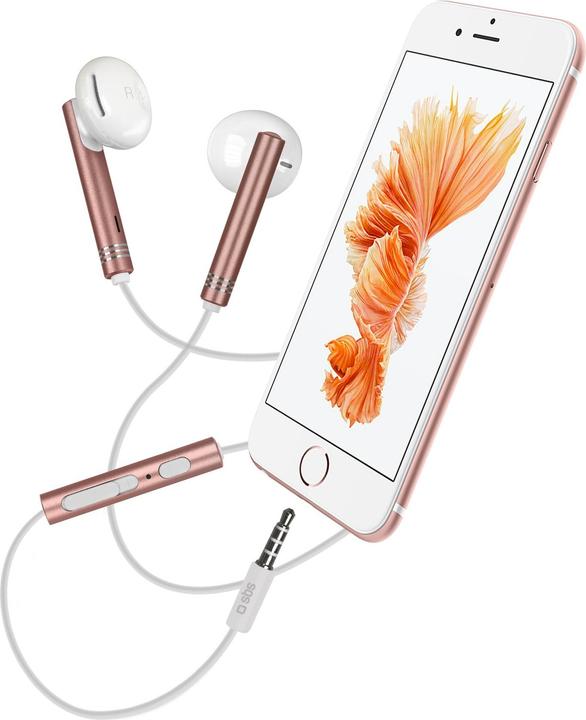 Image du produit SBS Écouteurs intra-auriculaires en métal de la collection Gold (Filaire)