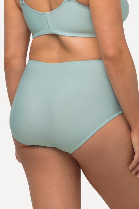 Immagine prodotto Ulla Popken Slip midi a vita alta in confezione doppia con righe sottili (60)