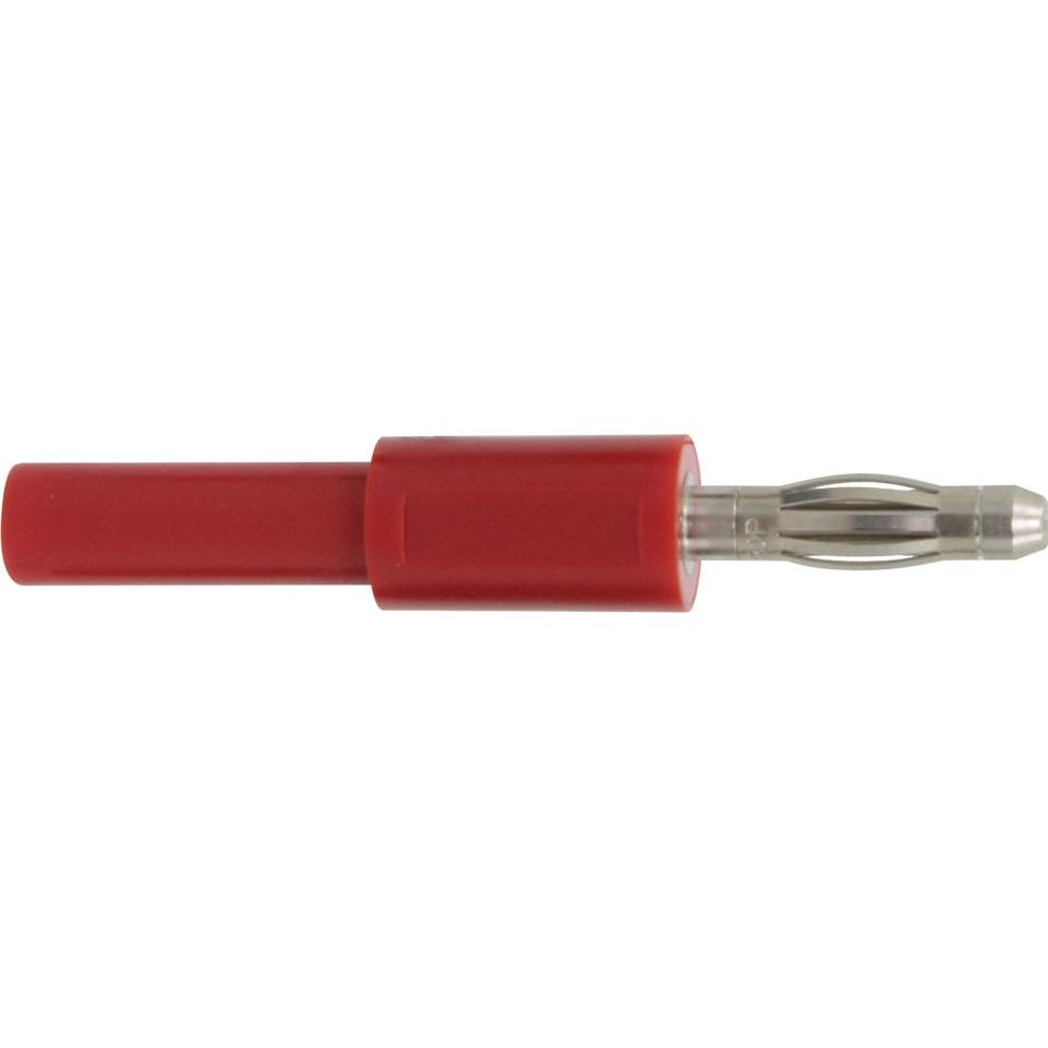 Donau Adapter Stecker 4mm Buchse 2mm Rot, Elektronikkabel + Stecker, Rot