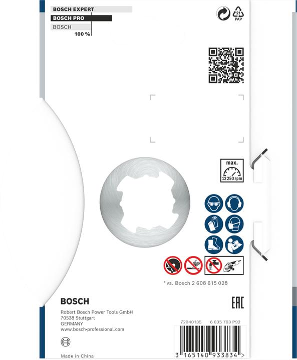 Immagine prodotto Bosch Professional Zubehör Disco diamantato PRO Multi Material X-Lock, 125 x 22,23 mm, 22,23 mm