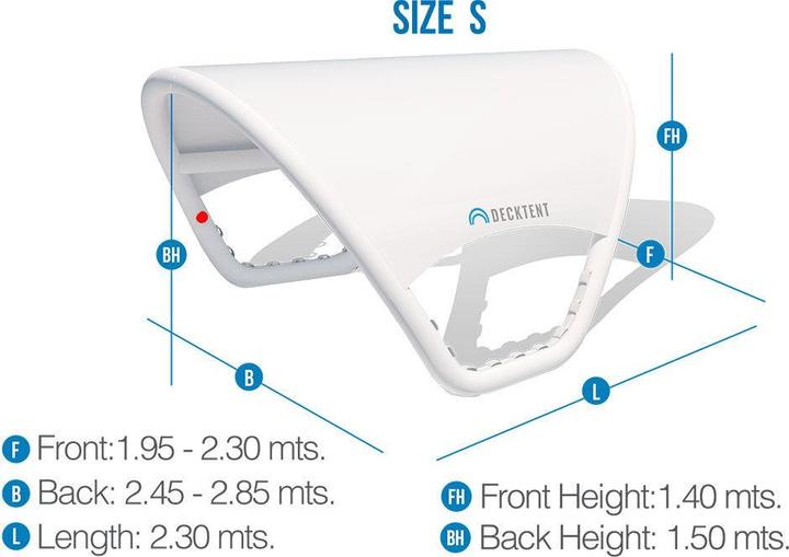 Actual product image Decktent Bimini