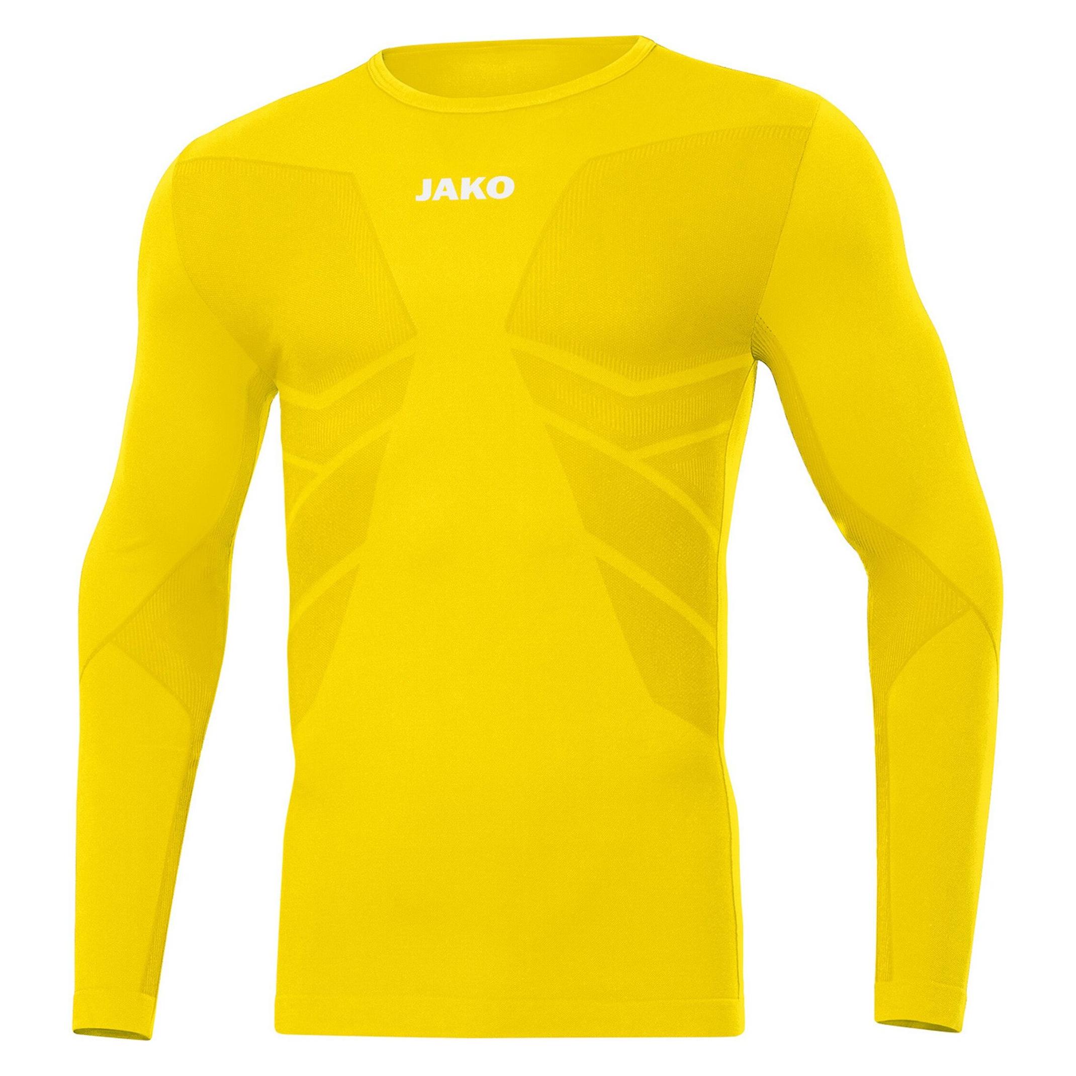 Jako, Unisex, Funktionsshirt, Longsleeve Comfort 2.0 (Xs), Gelb, Xs