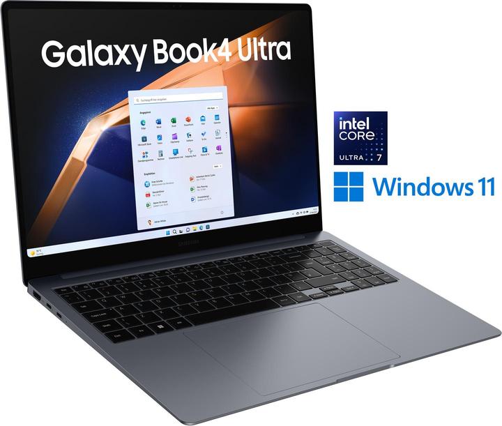 Actual product image Samsung Galaxy Book4 Ultra (16", 512 GB, 16 GB, DE, Intel Core Ultra 7 155H)