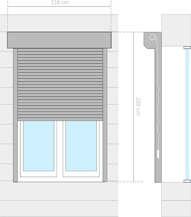 Actual product image vidaXL Helin (110 x 220 cm)