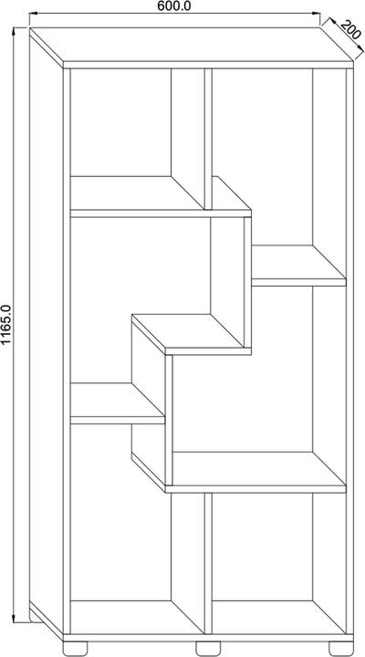 Actual product image VCM Wood sideboard shelf Pintal (117 x 20 x 62 cm)