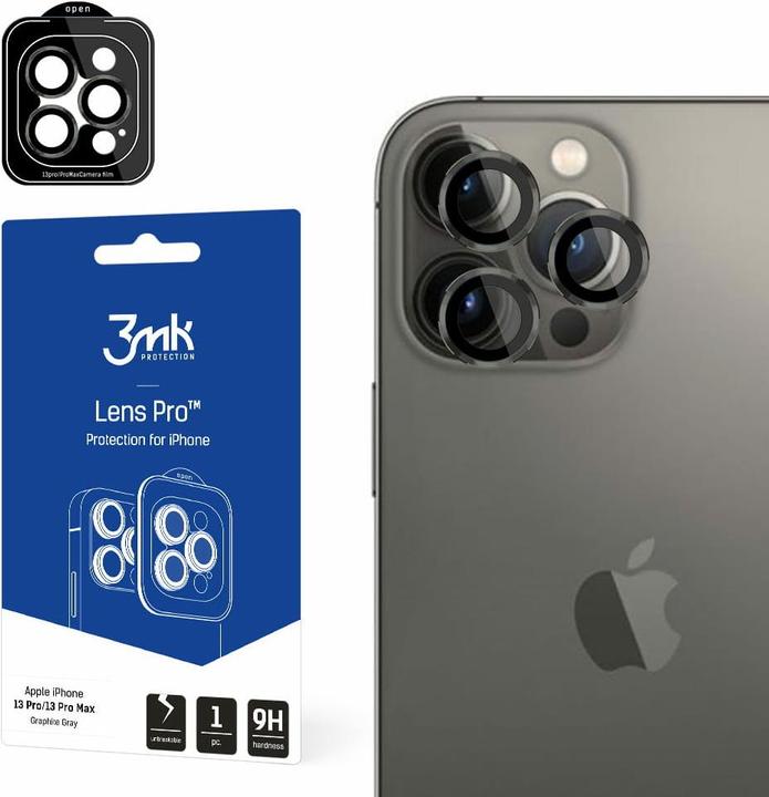 Produktbild 3MK iPhone 13 Pro/13 Pro Max - Lens Protection Pro (1 Stück, Apple iPhone 13 Pro, Apple iPhone 13 Pro Max)