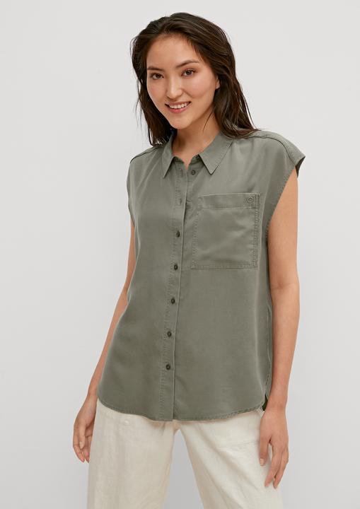 Image du produit Comma Bluse Bluse mit überschnittenen Schultern (44)