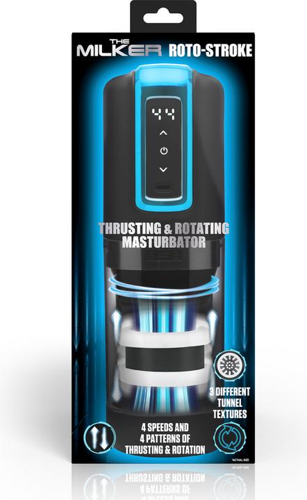 Produktbild Frisky Roto-Stroke - Thrusting and Rotating Masturbator - Black