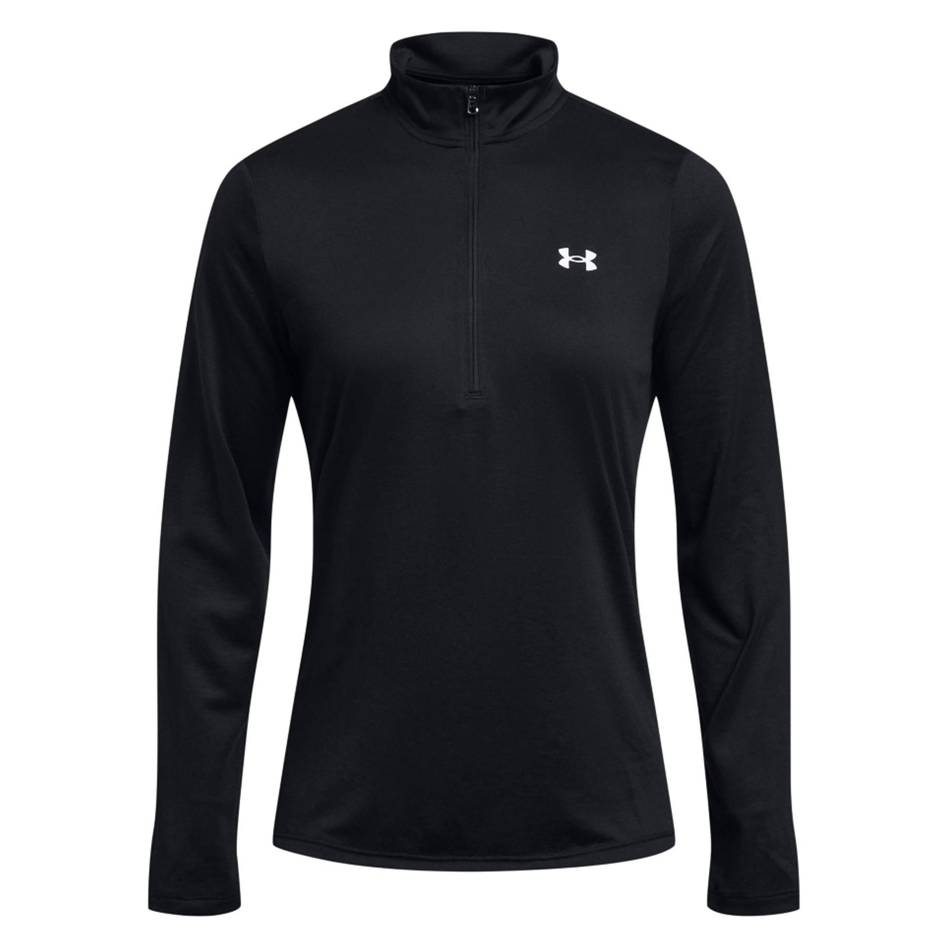 Under Armour, Damen, Pullover, Tech HalfZip Sweatshirt Damen, Schwarz, (S)