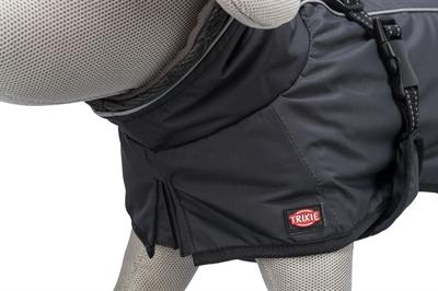 Productafbeelding Trixie Calvi, vacht, voor een hond, zwart, M: 45 cm (M, Hondenvacht)