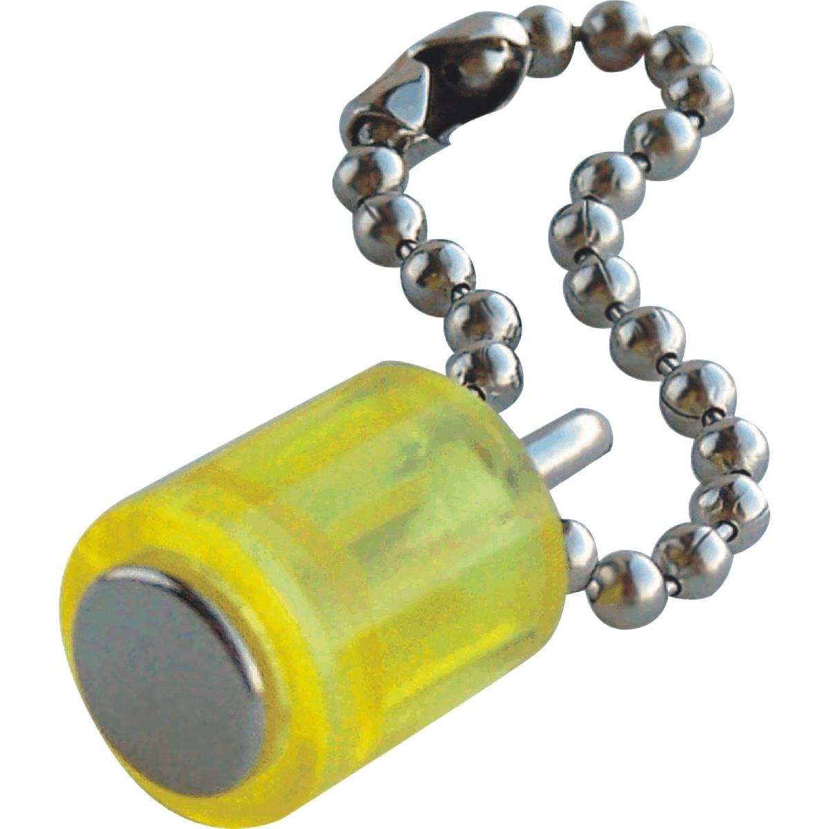 Laurel, Magnet, Magnet Zylinder mit Kette 14x9mm bis 1900g VE=3 Stück kristallgelb (3 x)