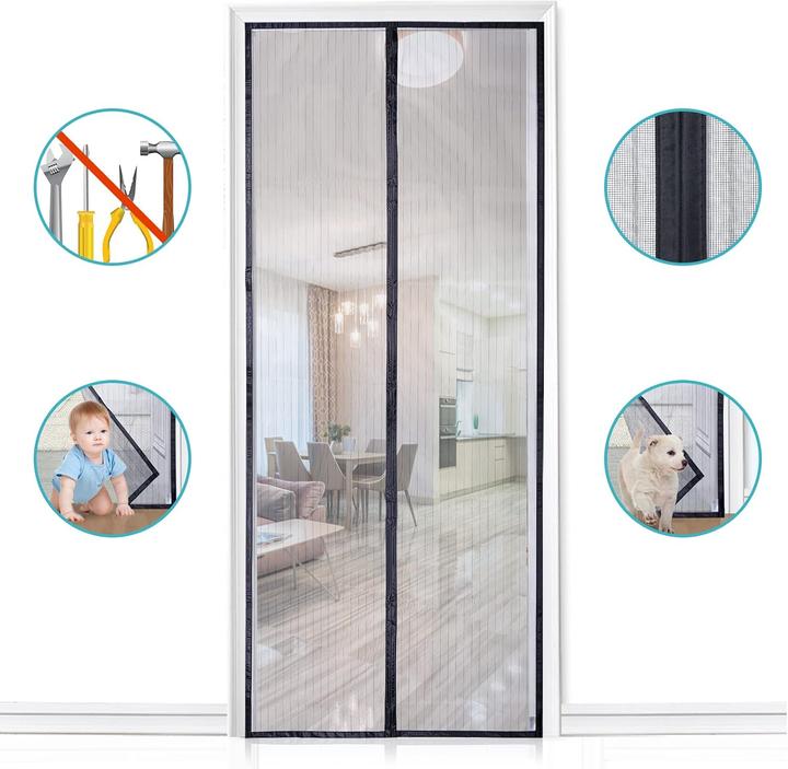 Produktbild Apalus Magnet-Fliegengitter (70 x 200 cm)