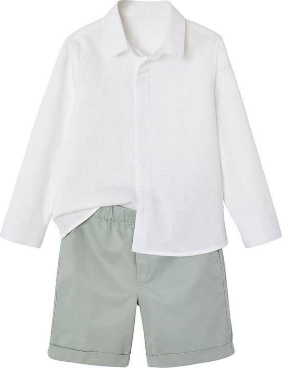 Produktbild Vertbaudet Festliches Jungen-Set: Hemd mit Stehkragen & Shorts (152)