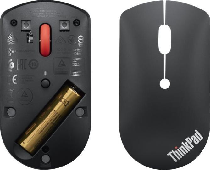 Produktbild Lenovo ThinkPad Bluetooth Silent w/o battery Juodas, Bluetooth 5.0 (Kabellos)