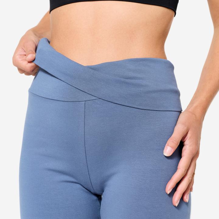 Immagine prodotto Kimjaly Shorts sanftes Yoga Damen - kometenblau (L)