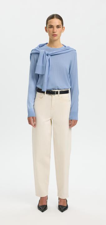 Produktbild Selected Slfthea Ls Knit Merino O-Neck Noos (S)