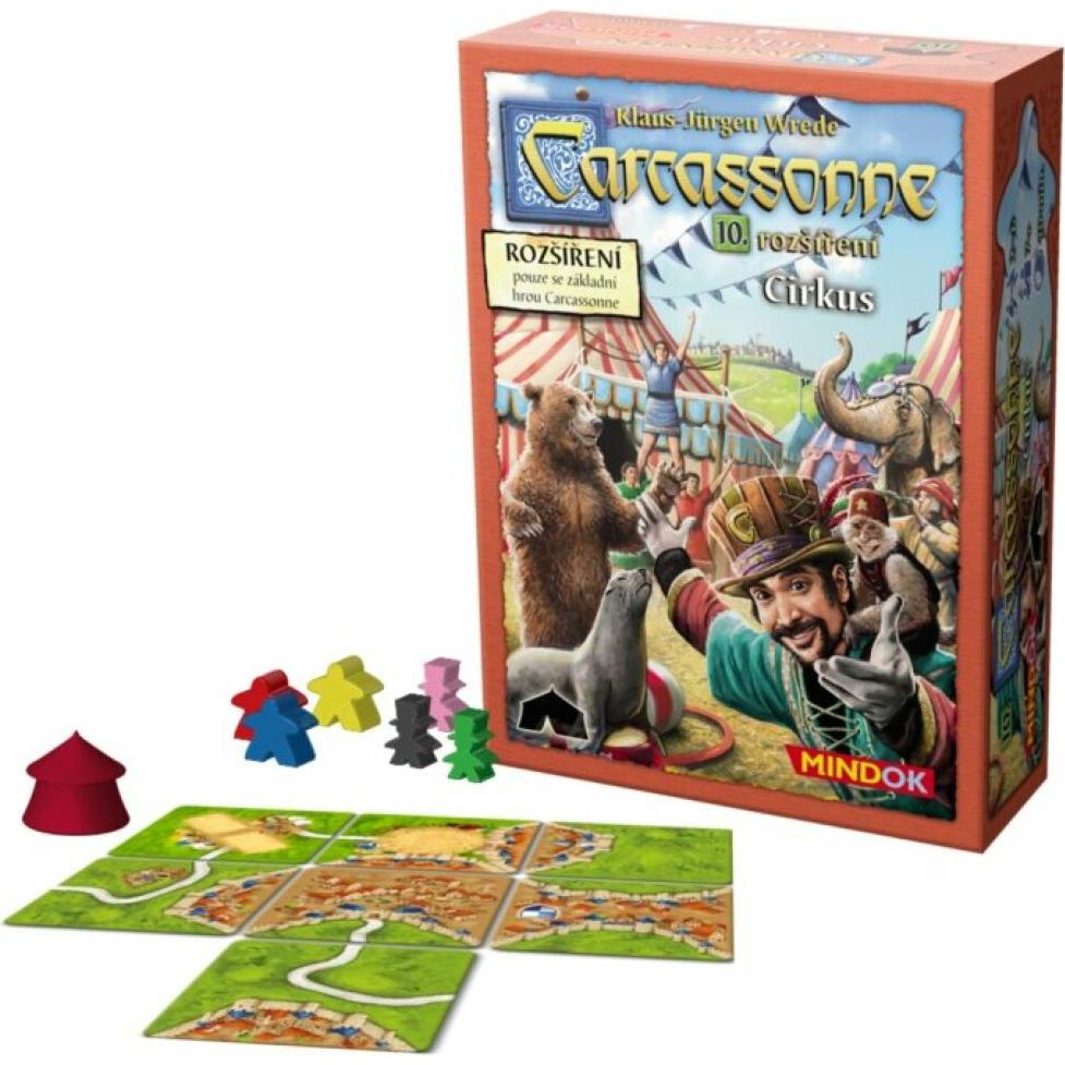 Mindok Carcassonne: Zirkus (10. Erweiterung)