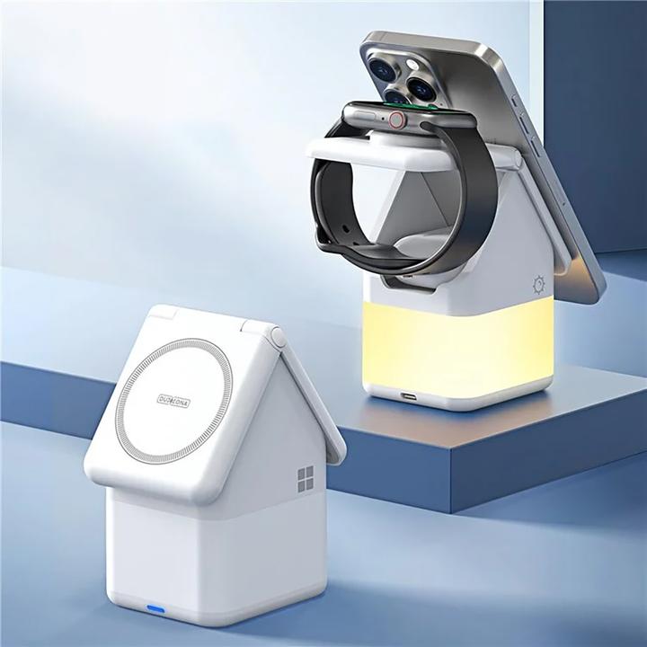 Produktbild Duzzona W20 4 in 1 MagSafe Wireless Ladegerät (Universal, Vivo, Samsung, Huawei)