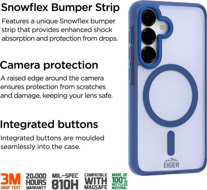 Produktbild Eiger 3m Ultra-Protection Magsafe-Case GRS Blizzard Magsafe Case GRS Navy (Samsung Galaxy S25)