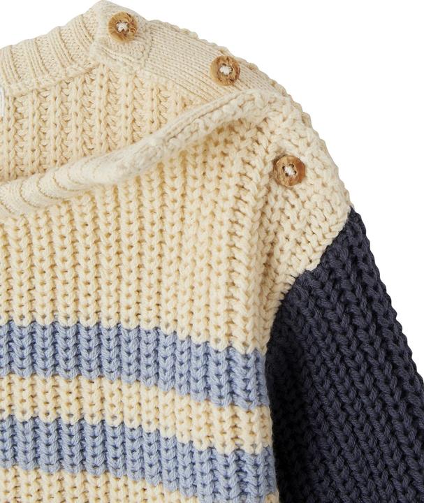Immagine prodotto Vertbaudet Maglia da bambino a righe con bottoni (62)