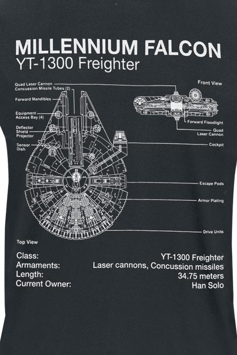 Produktbild Star Wars Millenium Falcon Sketch (5XL)