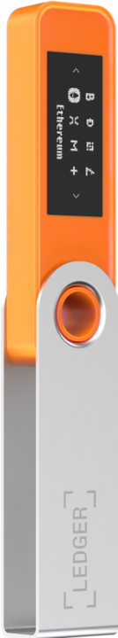 Immagine prodotto Ledger Nano S Plus - Arancione (Litecoin, Bitcoin, Dogecoin, Ethereum Classic, Dash)