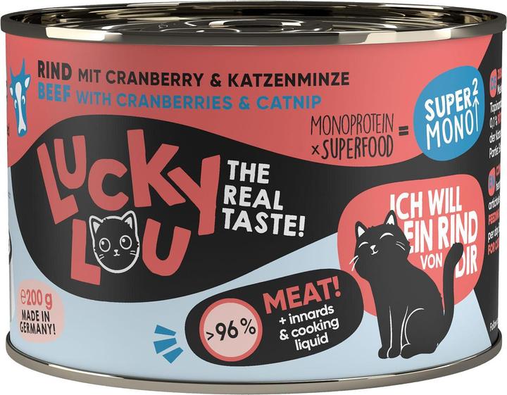 Actual product image Lucky Lou Cat wet food (Adult, 1 pcs., 252 g)