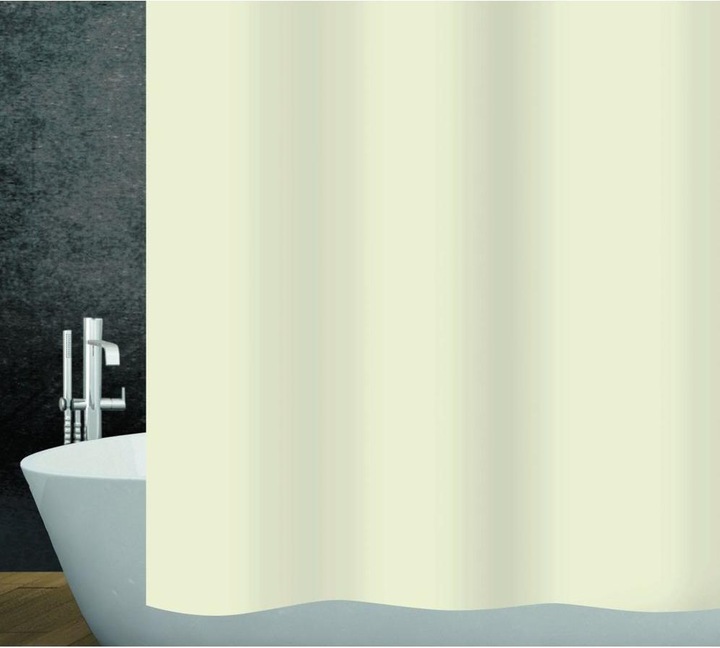 Actual product image Diaqua Shower curtain textile Basic - light beige (240 x 180 cm)