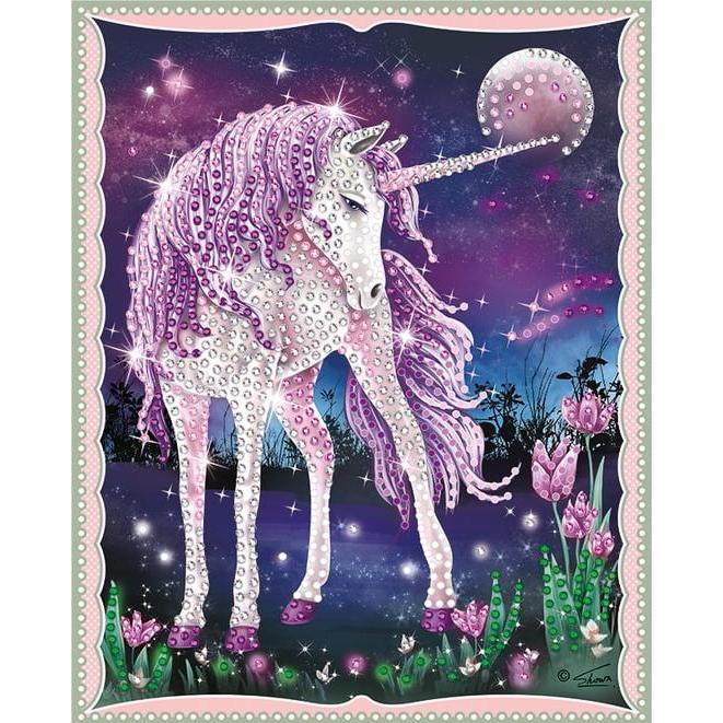 Besttoy Strasssteinebild Einhorn rosa