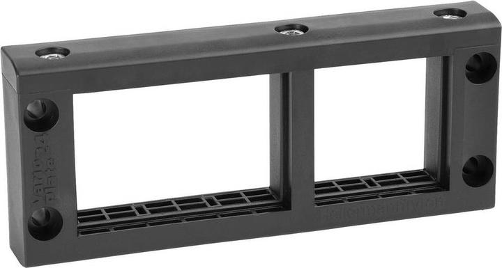 Actual product image HellermannTyton VarioPlate-24 Frame-PL-BK Cable entry frame halogen-free plastic black 1 pc. (2.10 cm)