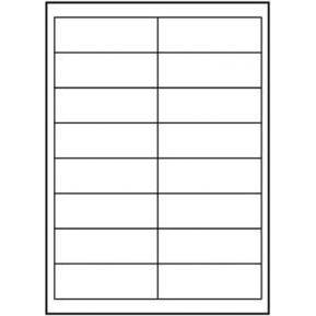 Logo, Etichette, Etykiety A4, matowe, białe, 10 szt.