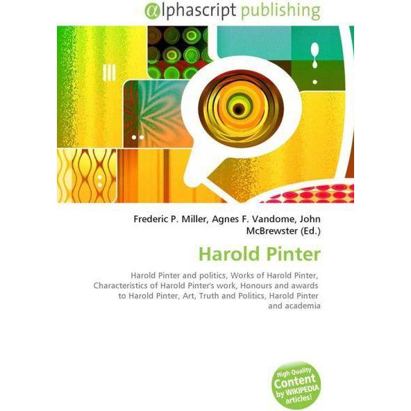 Harold Pinter, Fachbücher