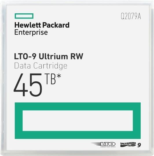 Actual product image HPE LTO-9 Ultrium / RW data cartridge (LTO-9 Ultrium, 18000 GB)